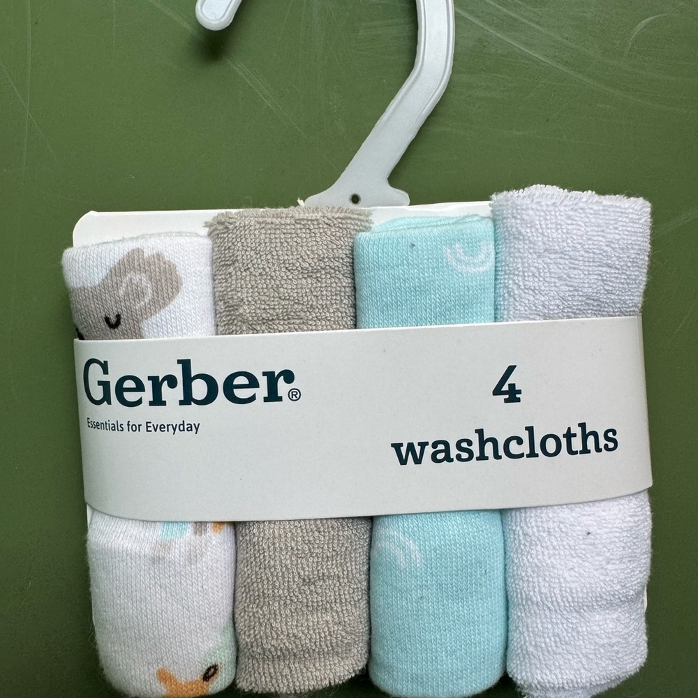 4 pack washcloths